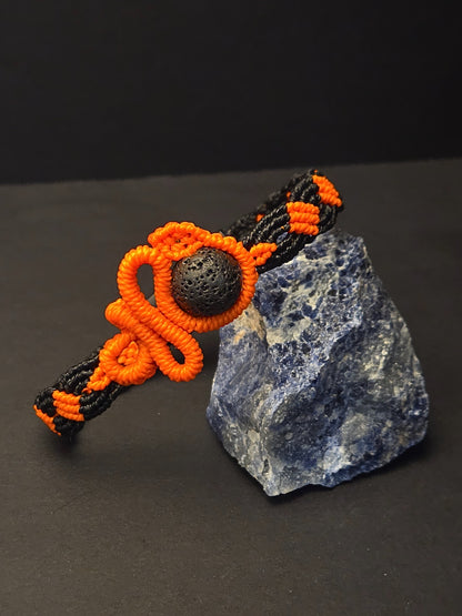 Solar Venom: Neon Orange-Black