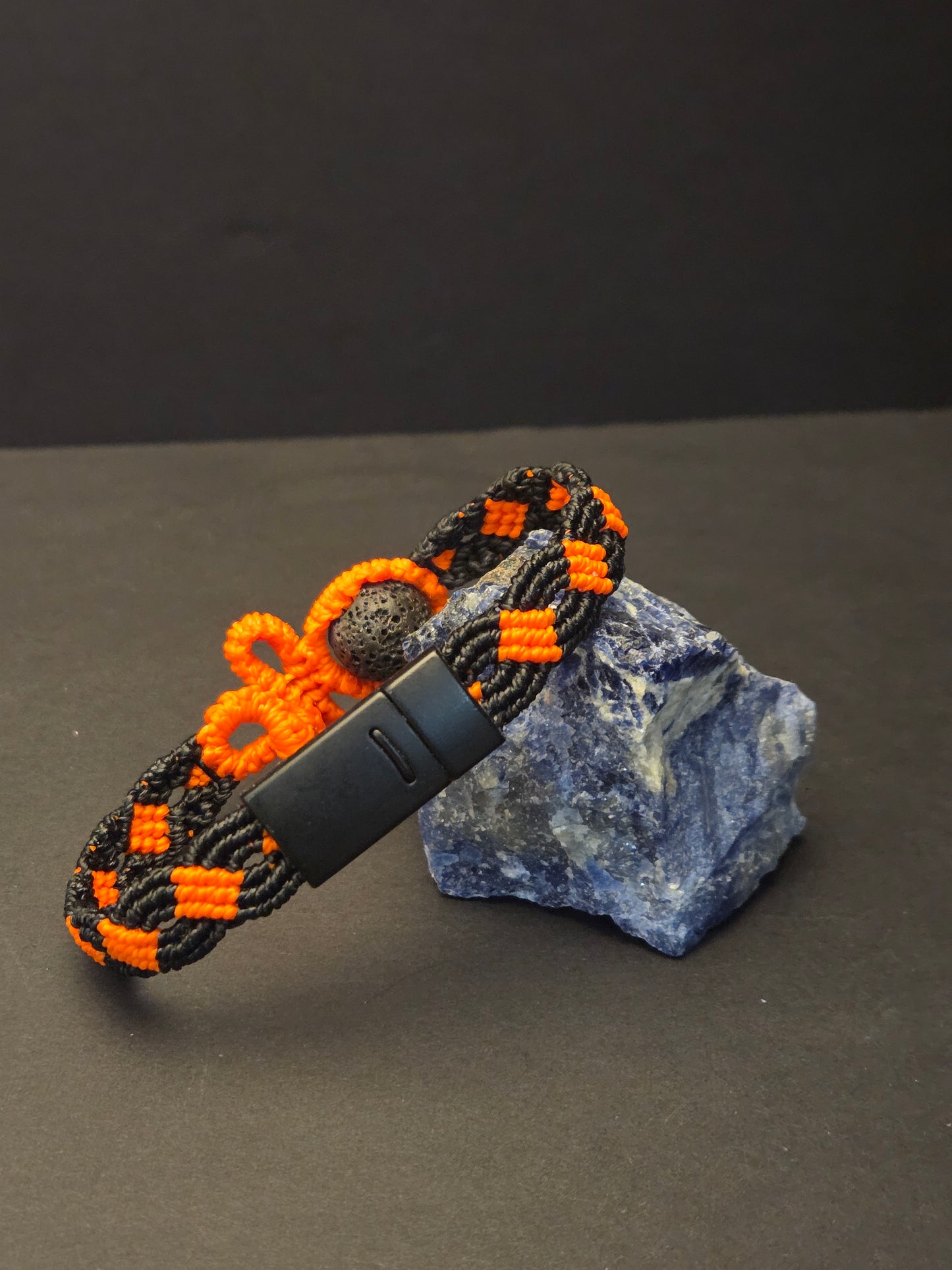 Solar Venom: Neon Orange-Black