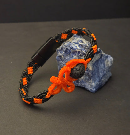 Solar Venom: Neon Orange-Black