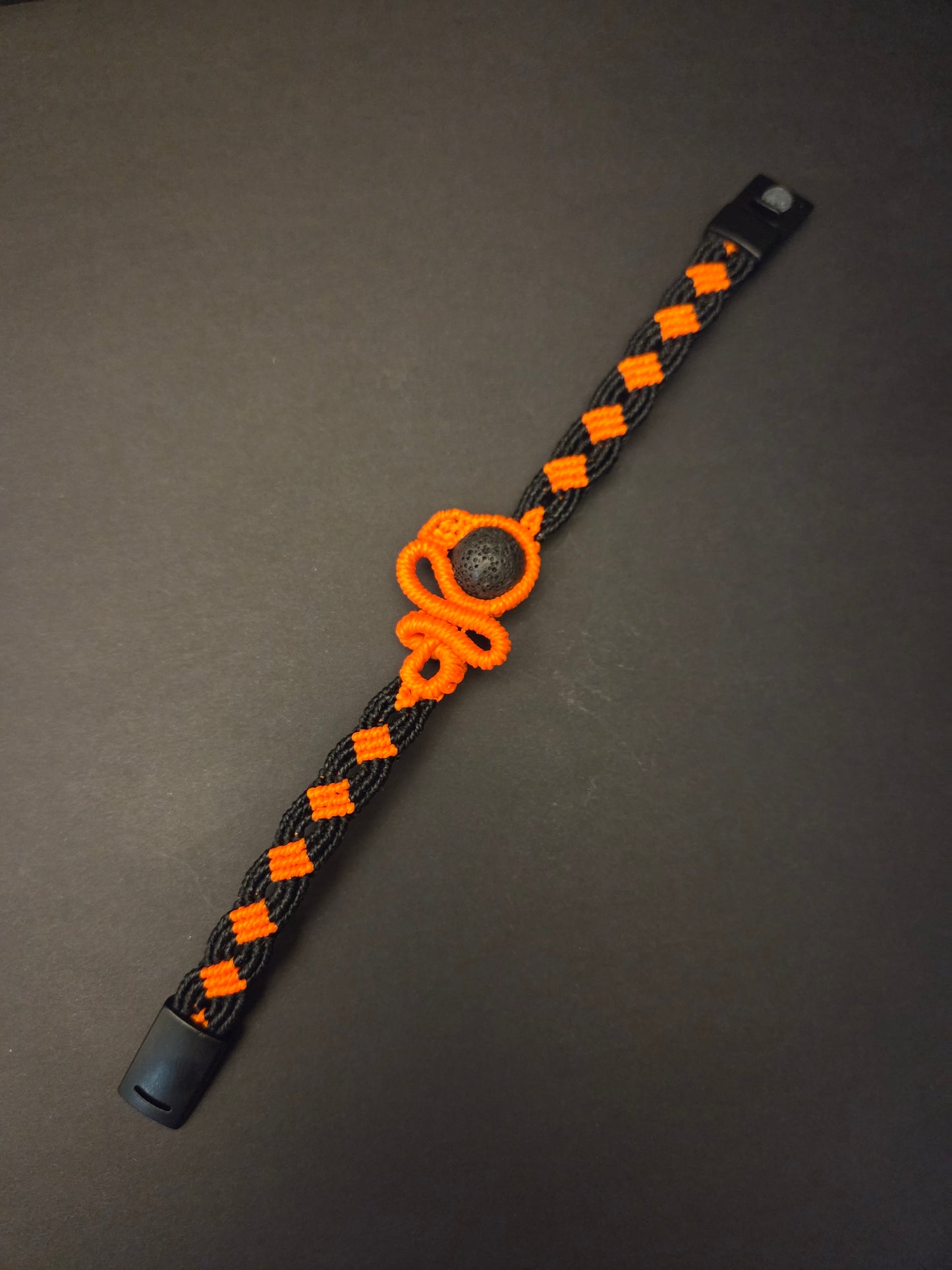 Solar Venom: Neon Orange-Black