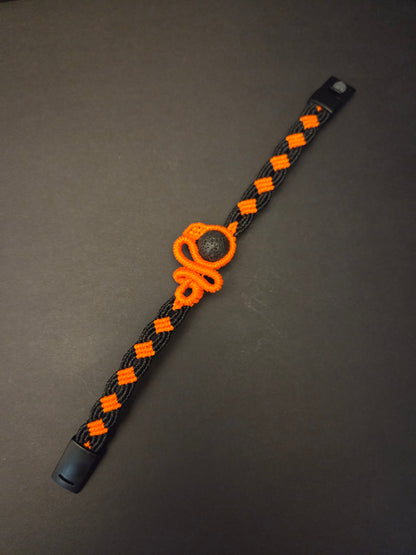 Solar Venom: Neon Orange-Black